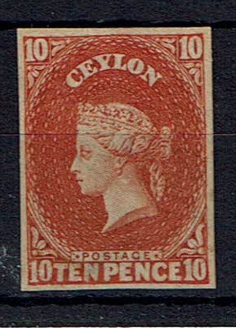 Image of Ceylon/Sri Lanka SG 9 LMM British Commonwealth Stamp